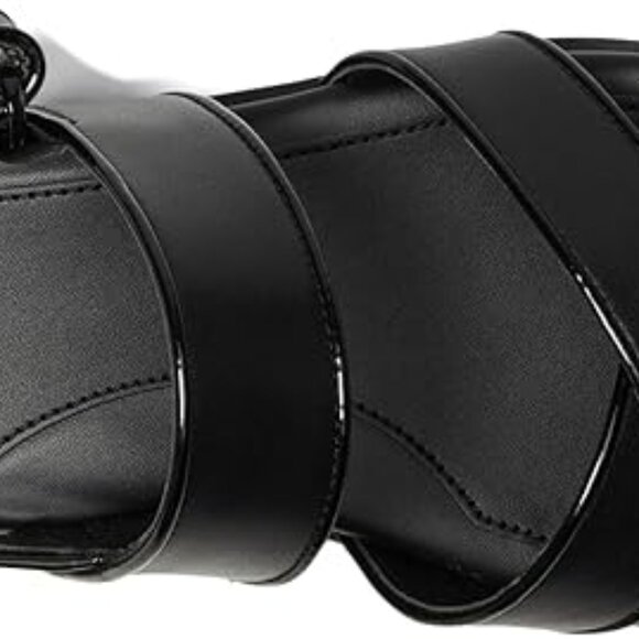 BNWB WOMEN'S COLE HAAN MIRABELLE CRISS CROSS SANDALS BLACK LEATHER US SIZE 6.5 - Picture 14 of 16